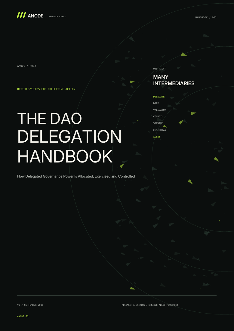 The DAO Delegation Handbook cover